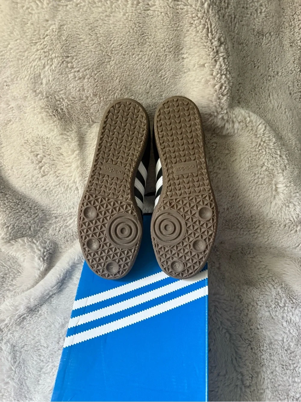 adidas Samba women’s Black with White Stripes Sneakers
